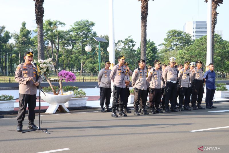 2.013 Personel Gabungan Amankan Demo Kawal Putusan MK di DPR