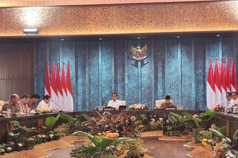 Jokowi Pimpin Sidang Kabinet Perdana di IKN